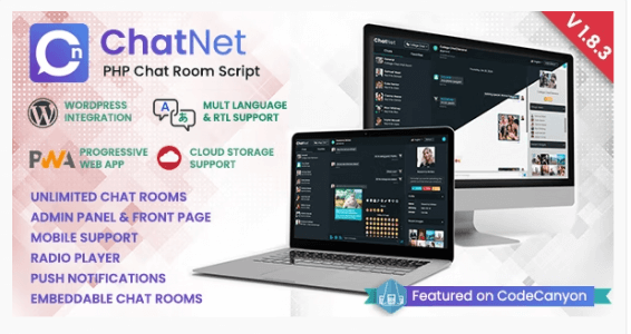 ChatNet - PHP Chat Room & Private Chat Script