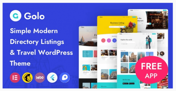 Golo - Directory & Listing, Travel WordPress Theme