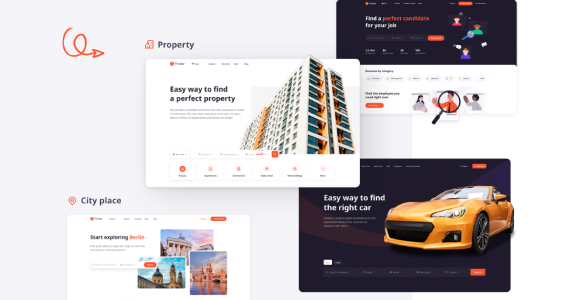 Finder – Directory & Listings Template + UI Kit