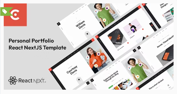 Courtney - React Personal Portfolio NextJS Template