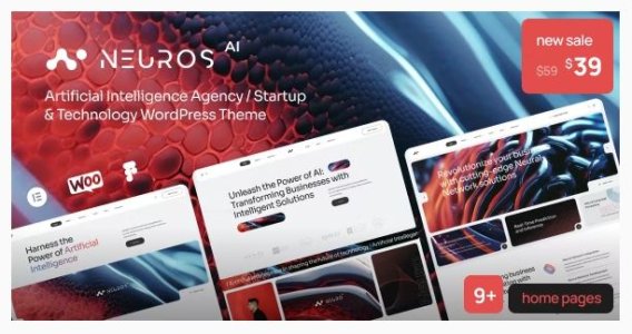 Neuros | AI Agency & Technology WordPress Theme