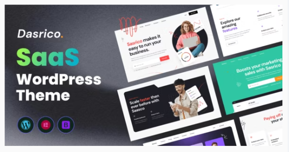 Dasrico - SaaS Website WordPress Theme