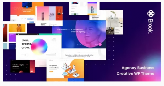 Brook - Agency Business Creative WordPress Theme