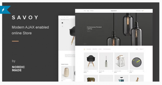 Savoy - Minimalist AJAX WooCommerce Theme